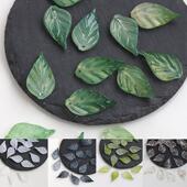 20片琉璃14 26mm茉莉叶diy古风发簪步摇玉簪花树叶叶子饰品配件