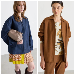 MaxMara studio意大利剪标店代购25秋冬休闲风纽扣短外套ORLEANS