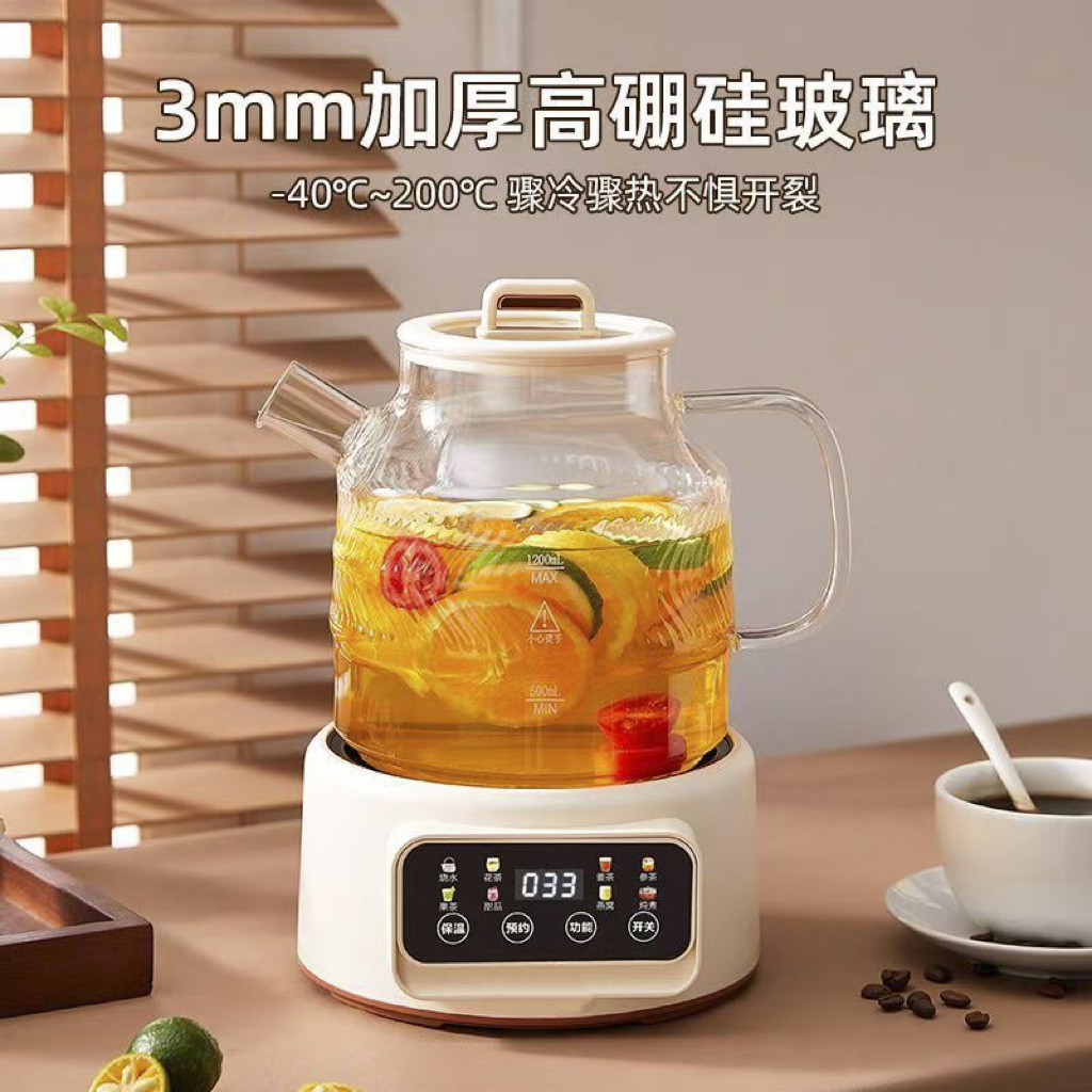 日本养生壶多功能炖煮一体保温家用小型玻璃新款煮茶器烧水壶茶壶