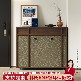 鞋柜可移动家用室外门口电梯走廊带轮带锁ENF级收纳储物柜可定制