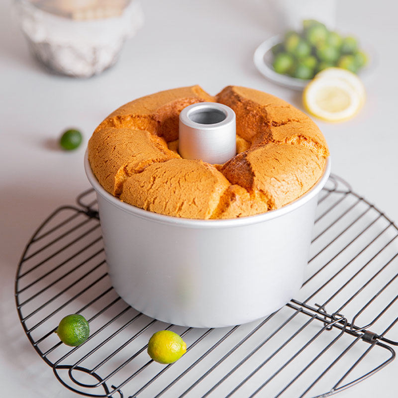 三能中空戚风模具 6寸圆形家用烘焙蛋糕模具咕咕霍夫圣诞蛋糕模具