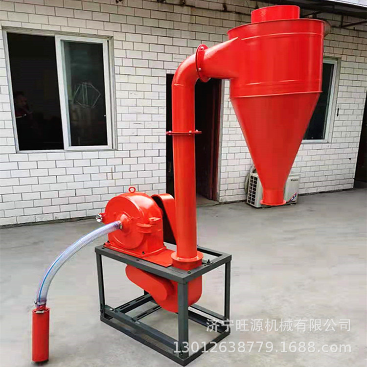 自吸式粉碎机 五谷杂粮打粉机 自动上料玉米磨面机