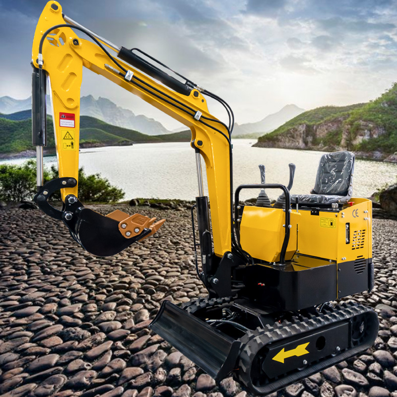 工厂 开荒种植小型挖掘机 HT10工程改造挖土机 开沟挖渠小钩机