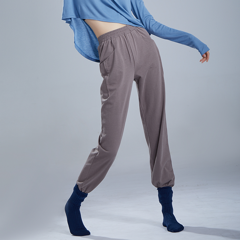 华丽独秀中国舞舞蹈裤女成人现代舞束宽松形体练功服古典练功裤新