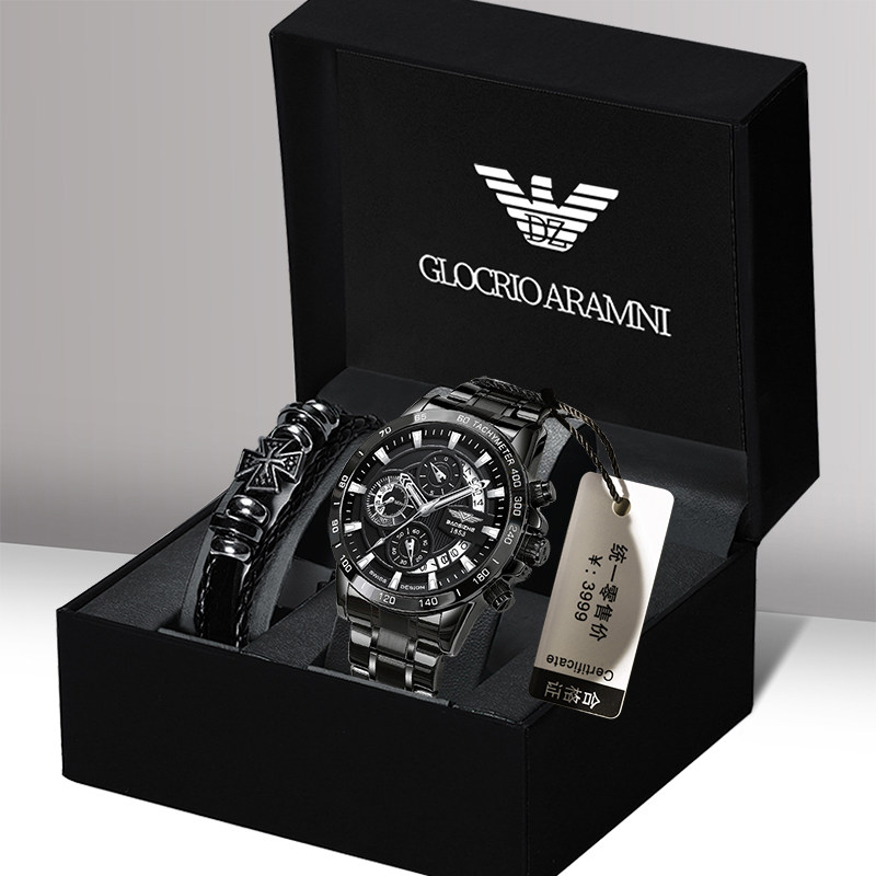 阿玛妮男士手表瑞士名牌正品手表男款十大机械品牌高中生学生石英