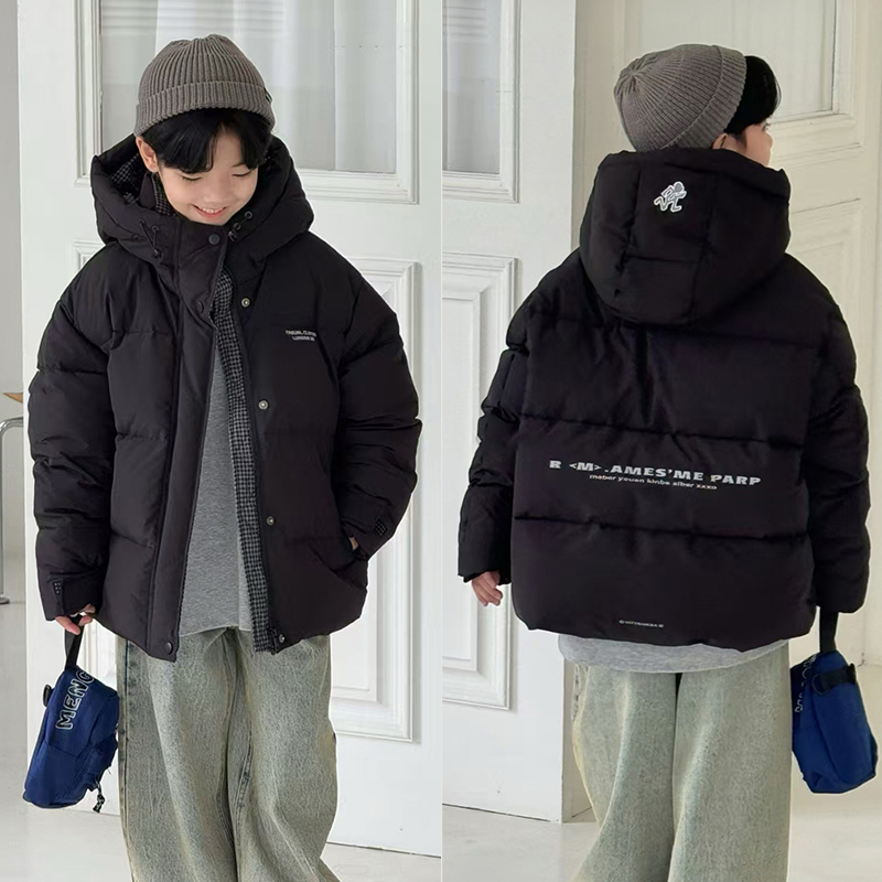 大E小e儿童韩版白鸭绒羽绒服外套