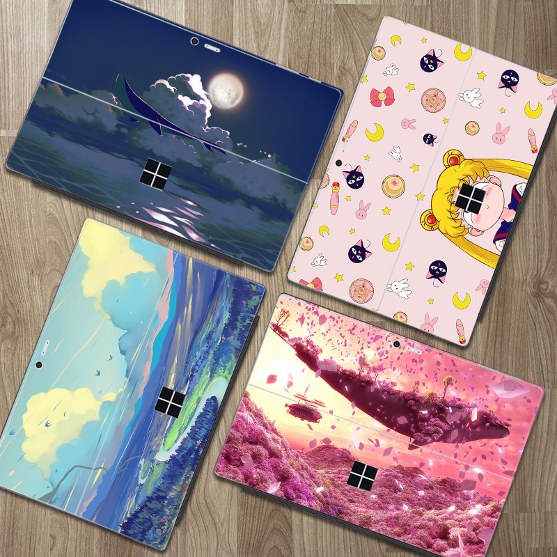 ¿áÆæÎ¢ÈíSurface Pro4ÌùĤƽ°åµçÄÔÐÂnew surface pro5ÌùÖ½pro3´´Òâ±£»¤±³ÌùÅä¼þ12È«°ü»úÉíĤ±³Ä¤È«Ì×