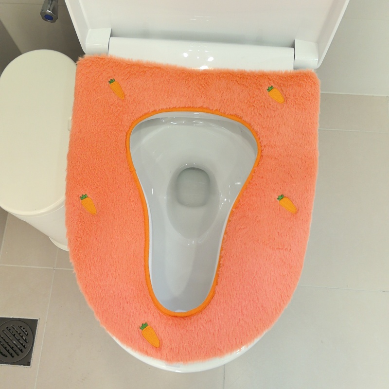 毛绒马桶垫田园风适合箭001