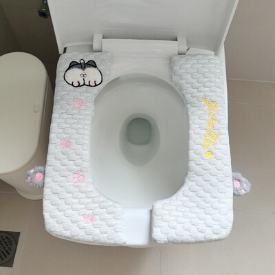 冰豆豆马桶垫卡通可爱