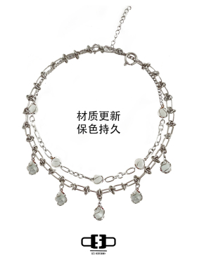 原创钛钢打结情侣项链