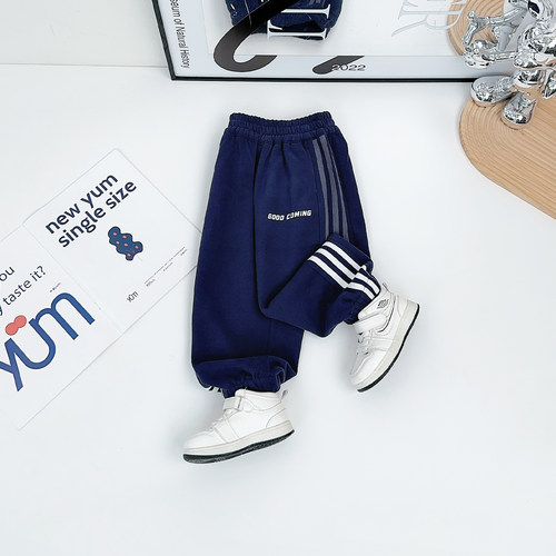 儿童裤子春秋款男童运动裤2025新款春装潮 CXF3577