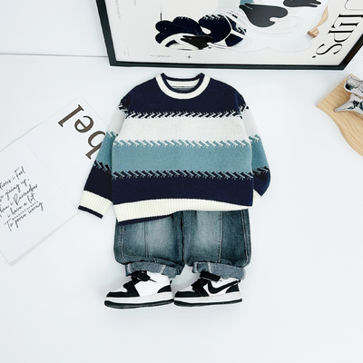 男童毛衣打底衫儿童衣服2025秋新款秋装潮 TLL25308