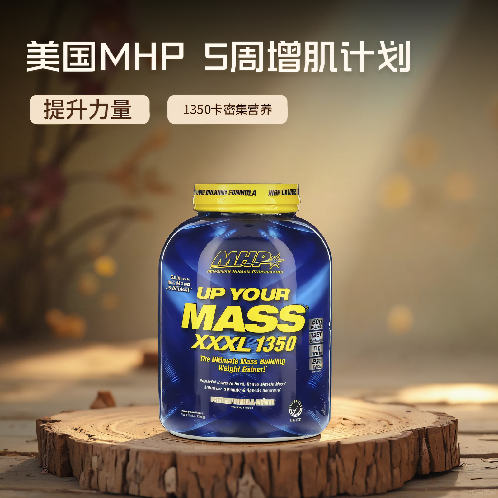 美国MHP 运动健身增肌蛋白质粉支链氨基酸提升力量加快复原6.12磅