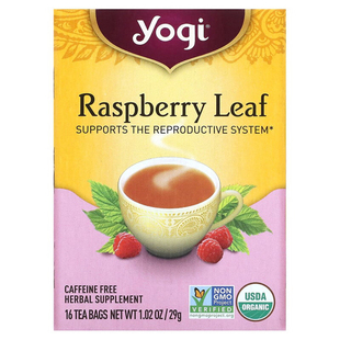 Yogi Tea现货女性生理期调理茶原生态用覆盆子叶制成支持健康循环