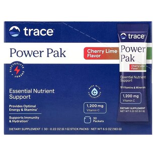 美国Trace Minerals 电解质耐力石榴蓝莓30包运动和健身能量补充