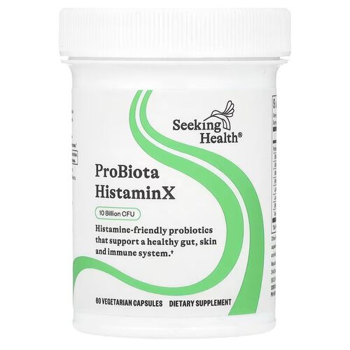 美国Seeking Health益生菌组胺X6种菌株100亿CFU60粒肠胃机体抵抗