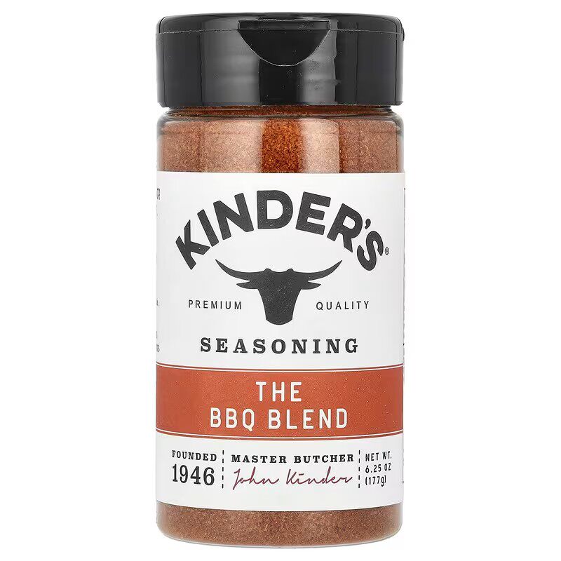 美国KINDER'S无盐调味料BBQ德州烤肉烧烤料大蒜草本浓郁芳香68克