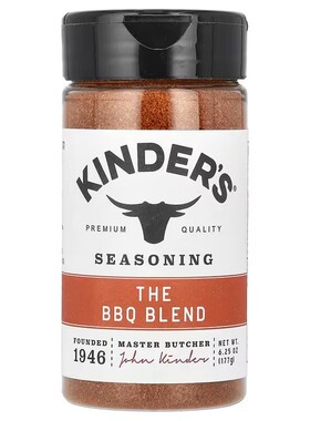 美国KINDER'S无盐调味料BBQ德州烤肉烧烤料大蒜草本浓郁芳香68克