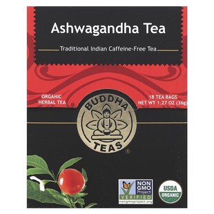 美国Buddha Teas 有机草本茶南非醉茄天然无因舒缓压力和安稳睡眠