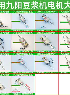 原装九阳豆浆机配件大全直流电机DJ13R-P10 Q3 P10永磁马达1141