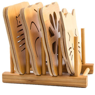 隔热垫收纳架耐高温餐桌垫ins高颜值西餐垫防烫可擦菜盘垫方圆形