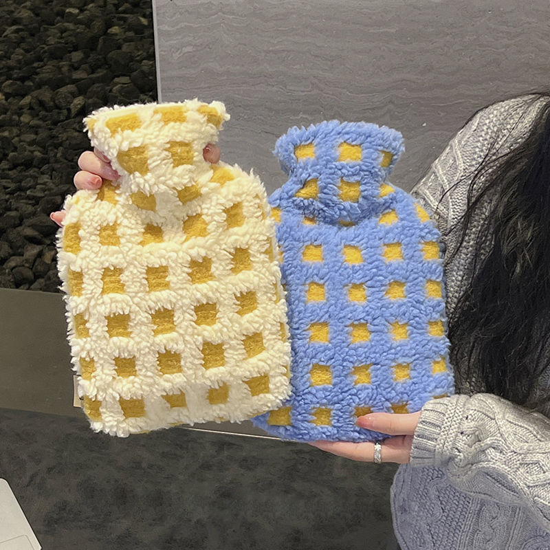 可爱毛绒注水热水袋加厚防爆灌水暖水袋暖手宝女生被窝暖脚大容量