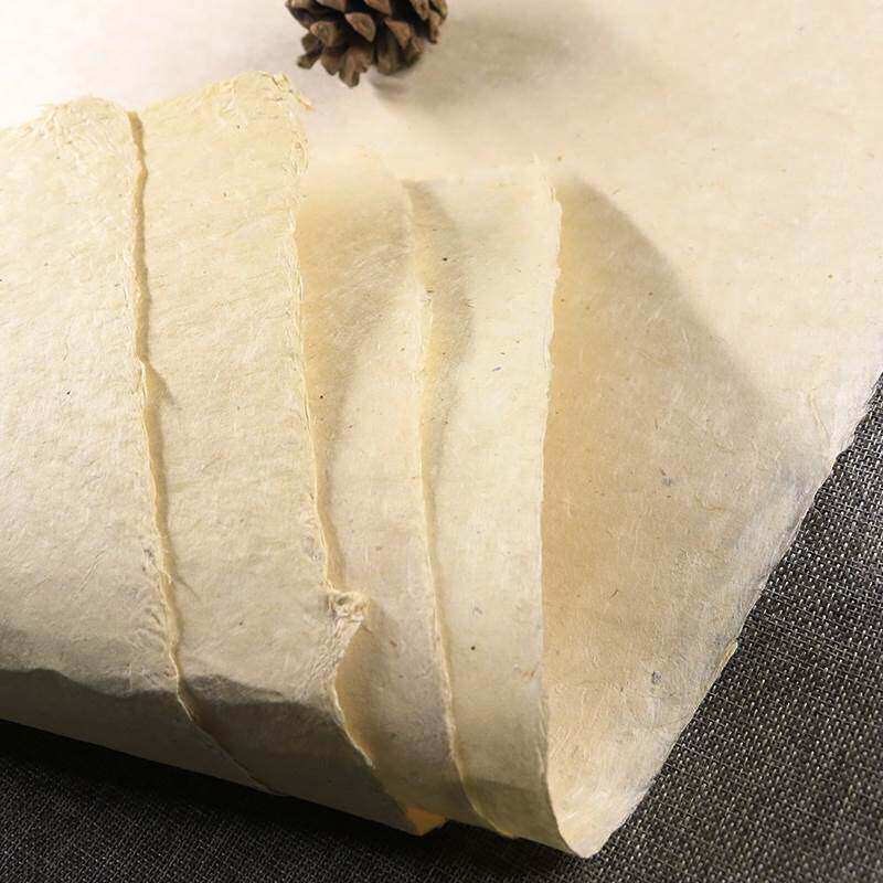 书法用品尼泊尔纯手工天然名片卡纸生宣纸传统原浆古 藏纸