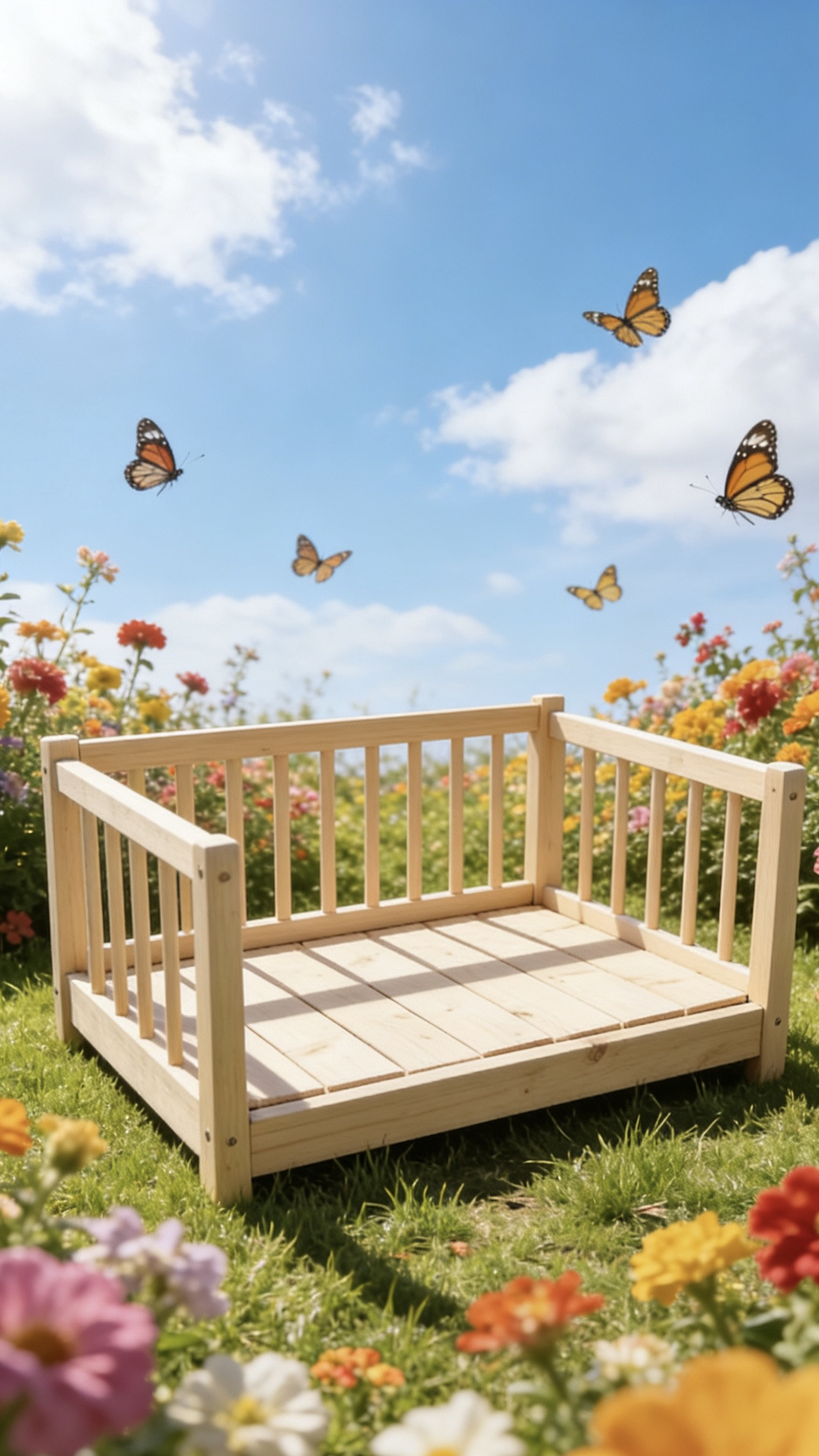 宠物四季通用猫窝狗床狗窝实木质各种类型猫咪狗宠物床猫咪离地床