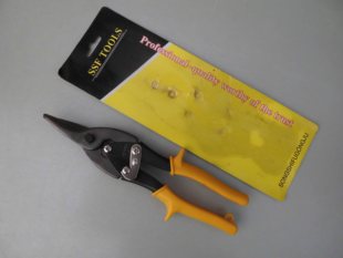 库存老货10寸250mm直嘴航空剪铁皮剪子刀白铁剪彩钢剪铬钒钢剪刀