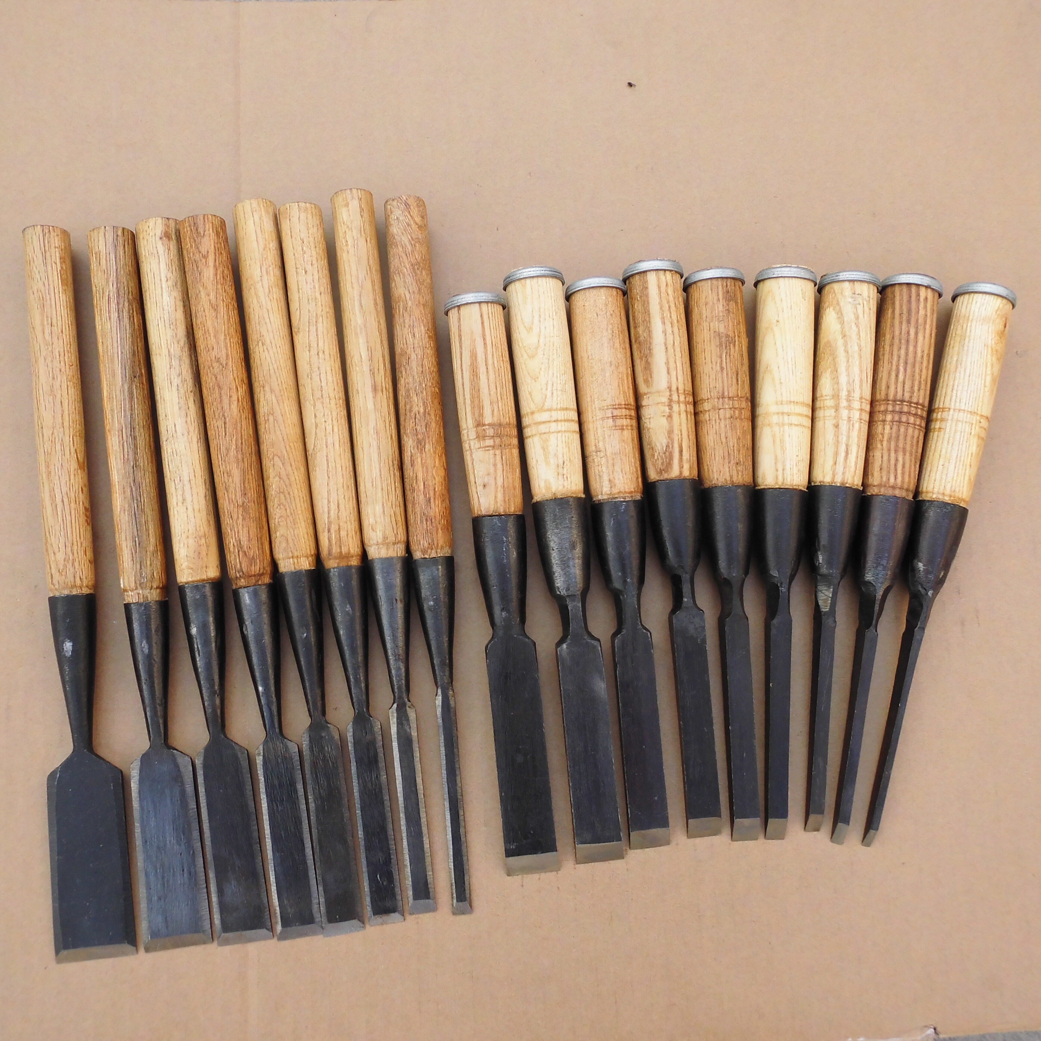 德惠金月牌木工凿老锻打贴钢扁铲