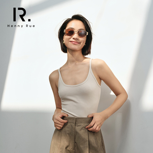 RUE 春夏基础款 All common系列 纯色吊带背心女可外穿 HENNY