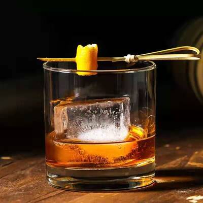 酒吧无铅玻璃杯威士忌杯洛克古典