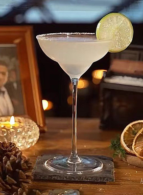 酒吧日式木村130ml日式调酒无铅水晶玛格丽特标准专业鸡尾酒杯