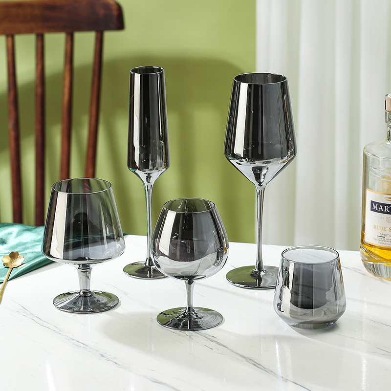 烟灰色白兰地杯香槟杯酒吧威士忌