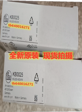 原装易福门电容式料位开关KB0025 KB-2020-AB0A/NI