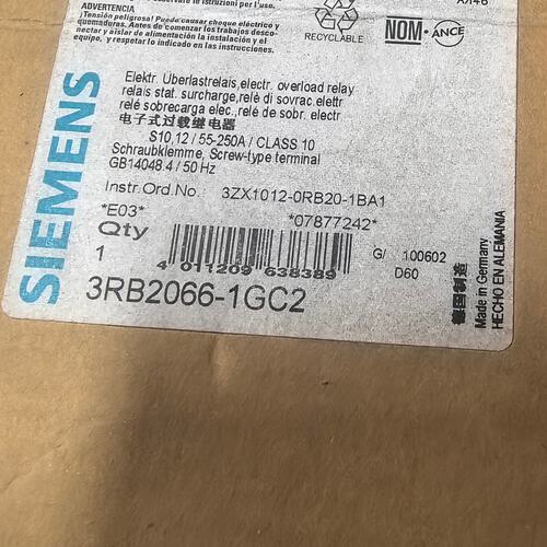 议价电动机软起动器3RB2066-1GC23RB20661GC23RB2066-1GC2