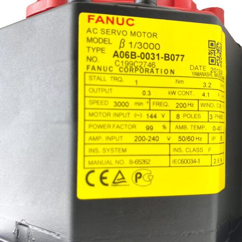 议价FANUC电机A06B-0031-B077A06B-0031-B075A06B-0031-B076
