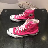 A12796C Star玫红西瓜红男女高帮透气休闲帆布鞋 CONVERSE匡威 All