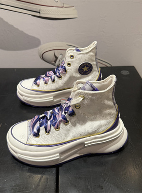 CONVERSE匡威RunStar Legacy蛇年紫气东来高帮厚底增高鞋 A13350C