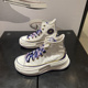 CONVERSE匡威RunStar Legacy蛇年紫气东来高帮厚底增高鞋 A13350C