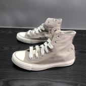 美拉德风帆布鞋 CONVERSE匡威All Star女子简约高帮休闲鞋 A12215C