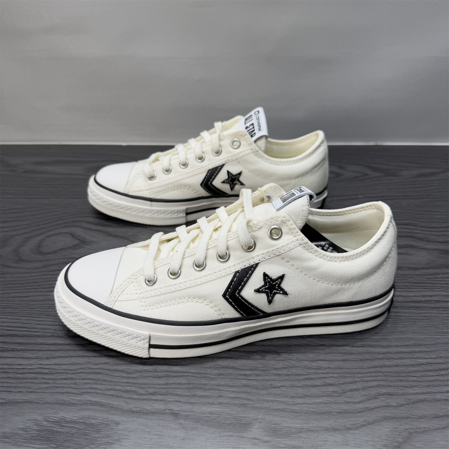 CONVERSE匡威复古76男女经典白色低帮星箭休闲板鞋德训鞋 A01608C