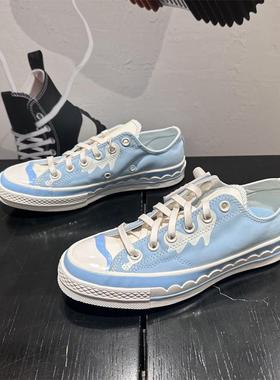 CONVERSE匡威1970S趣味冰激凌图案男女撞色休闲低帮帆布鞋A10948C