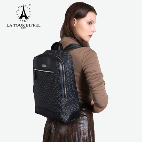 艾菲尔时尚休闲双肩包中年女包包