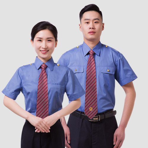 铁路短袖衬衫乘务员男女制服