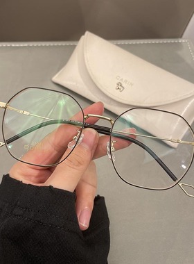 兴语 多边形不规则近视眼镜女防蓝光辐射眼睛框架男潮31341