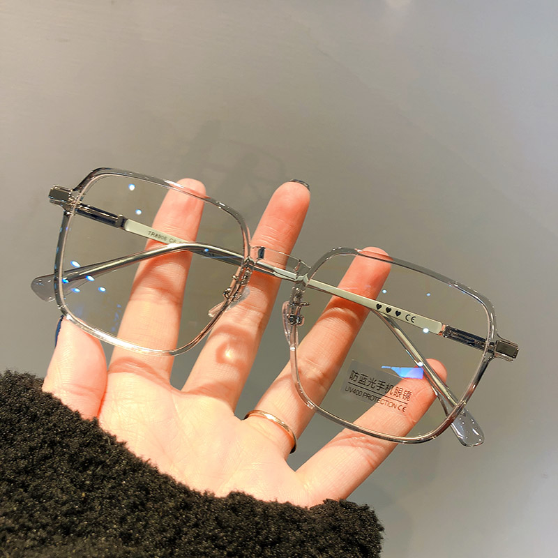 tr90眼镜女小红书超轻大脸方框