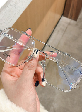 方圆脸福音！近视眼镜女显瘦素颜装饰眼睛框韩版潮K0039