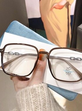 兴语 铰链腿近视眼镜女配有度数成品显脸瘦眼睛框镜架18081