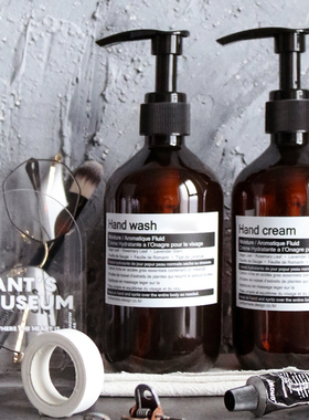 酒店洗发水沐浴露分装瓶护发素空瓶子洗浴宾馆高档按压式洗手液瓶